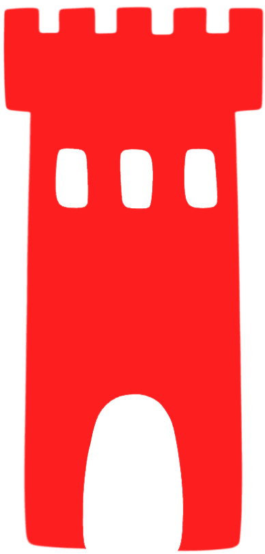 Red Decorative Castle