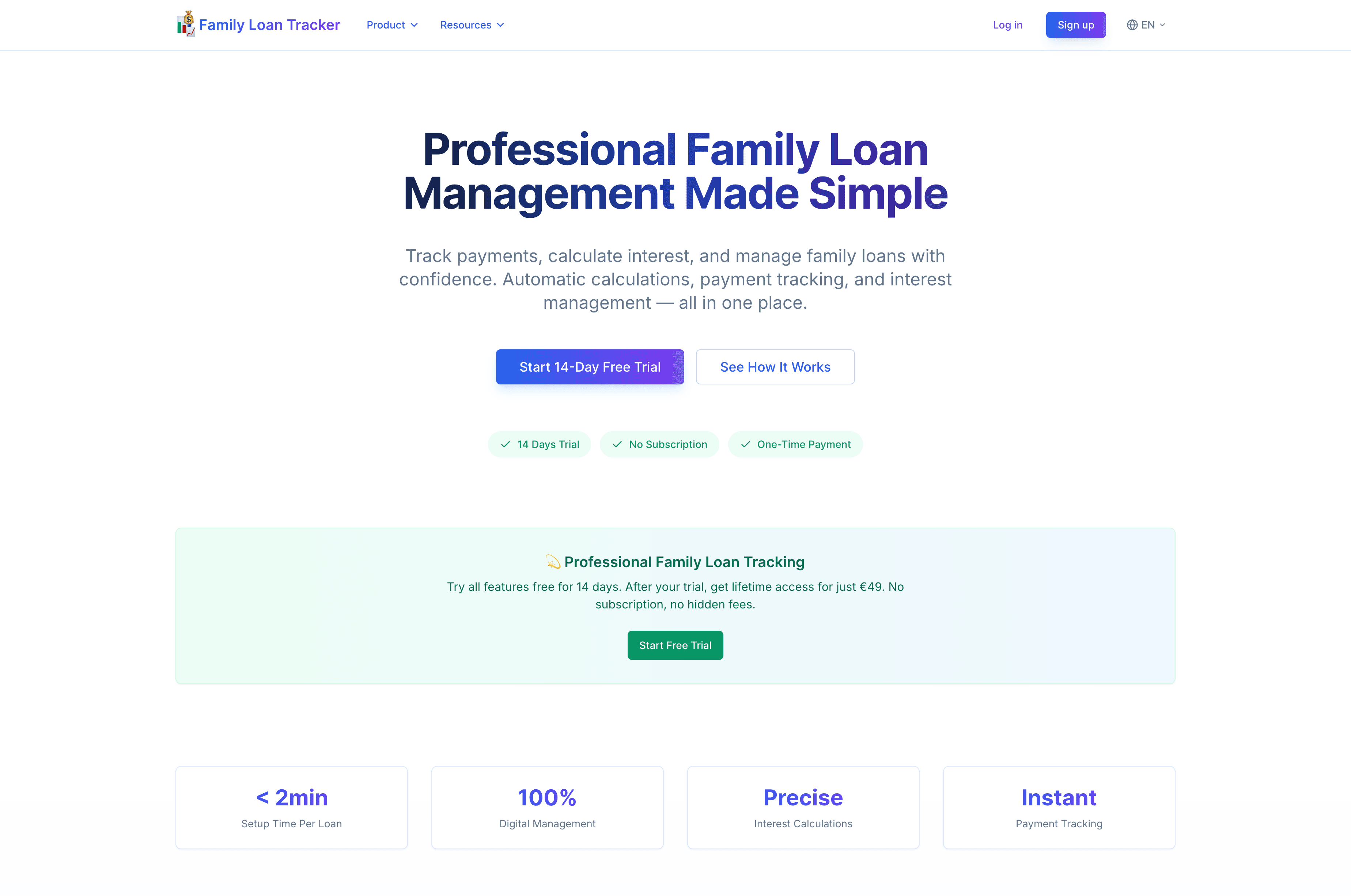 Family Loan Tracker App