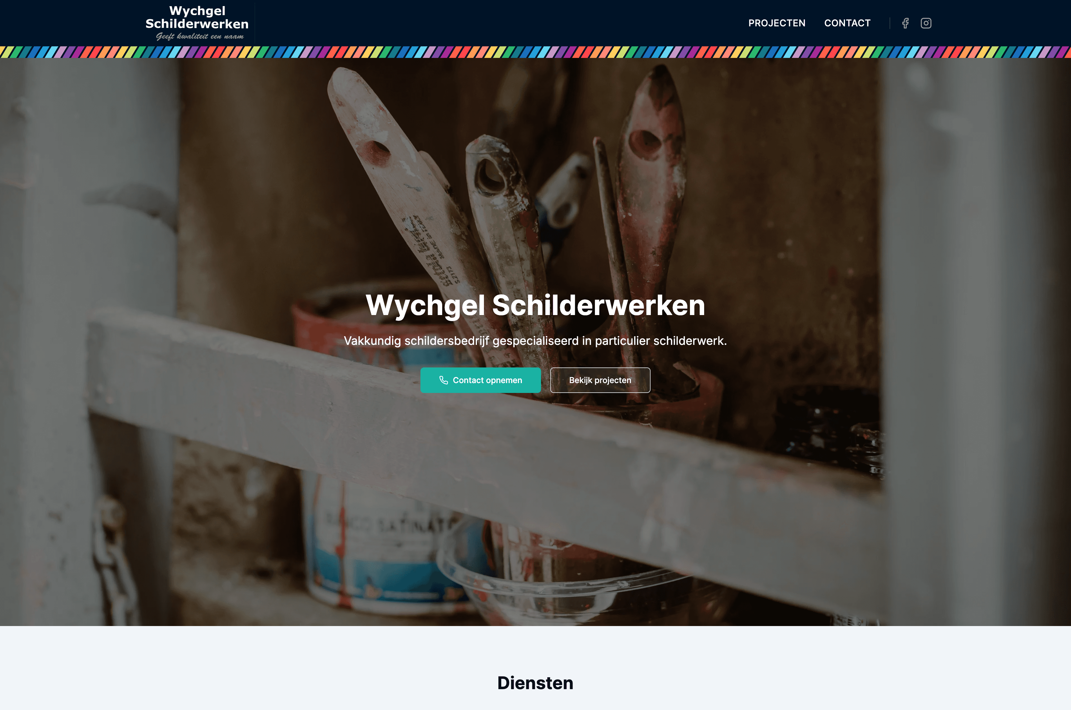 Wychgel Schilderwerken Website
